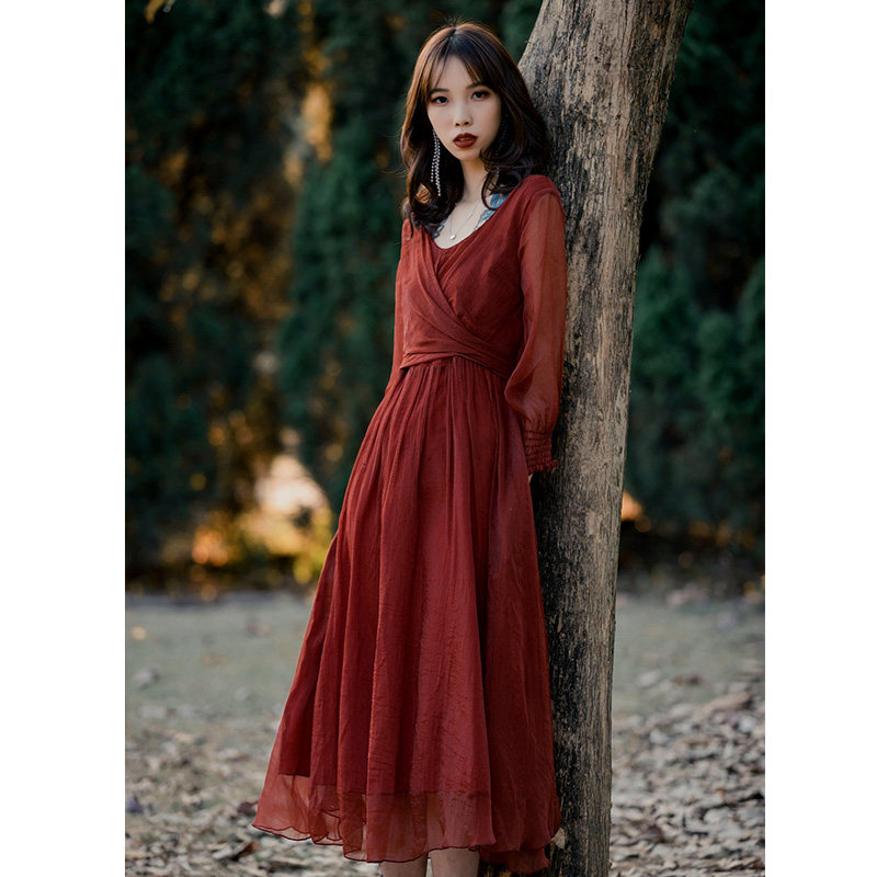 魅影仙女2020年新款法式气质连衣裙 魅影仙女连衣裙