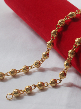 霸气风福字项链仿真结婚假黄金