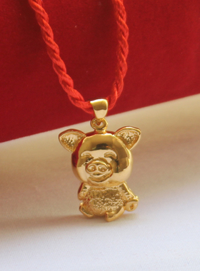 黄铜电镀送女朋友小孩装饰品吊坠