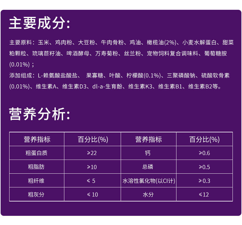 靓贝狗粮20kg成犬粮美毛助消化18kg幼犬粮护心健肠胃营养滋补健骨 - 图2