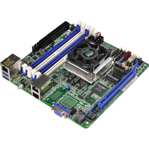 ASROCK/华擎科技 D1521D4I 集成CPU服务器主板Intel Xeon D1521 - 图1