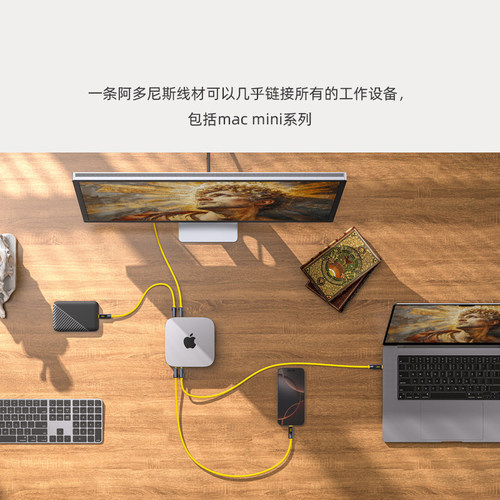 Aohi奥海240W阿多尼斯USB4全功能4雷电iPhone17pro16数据线120Gbps闪充双头typec车载8K5A充电线视频投屏ctoc - 图1