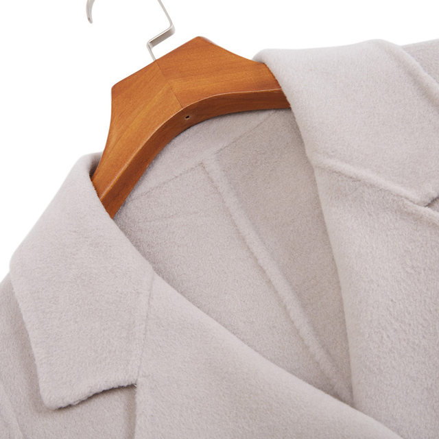 Haiqinglan mid-length Korean woolen coat coat