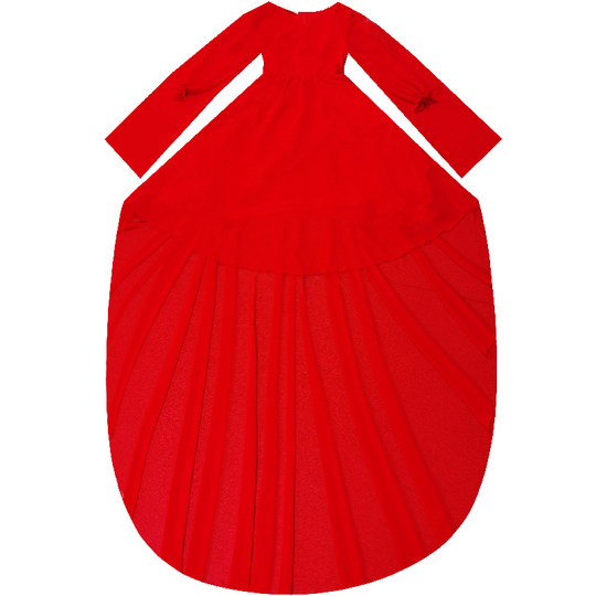 Super fairy fashionable super long dress silk mulberry silk