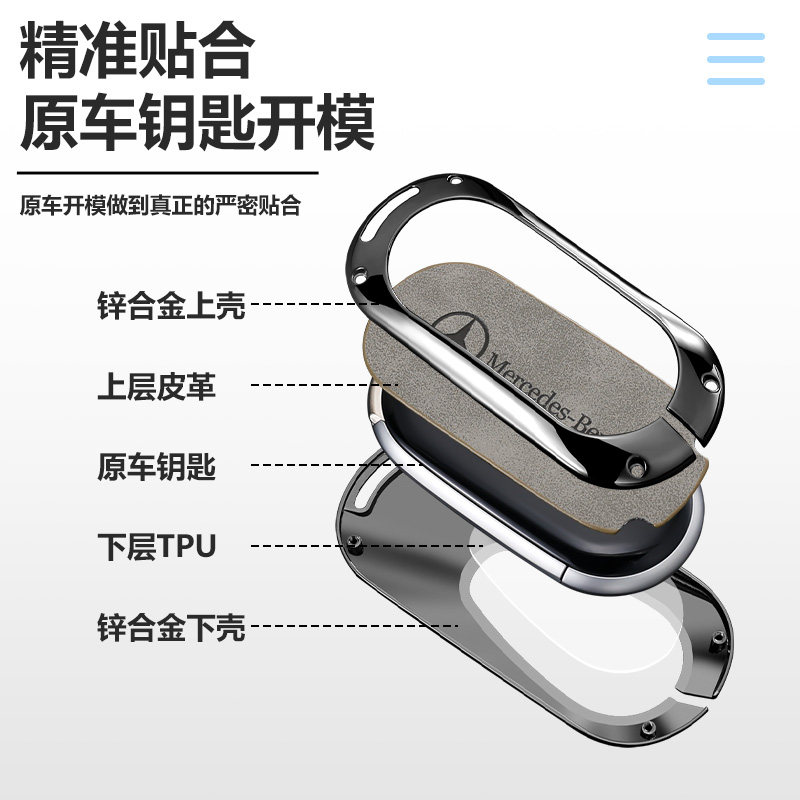 2025款奔驰c260l钥匙套e300l扣c200l车glc260女s400保护glc300l壳,淘宝优惠券,粉丝福利购,淘宝优惠卷
