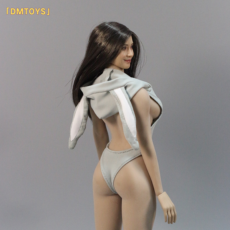 DMTOYS1/6兵人女衣服兔子套装连体衣PH可动包胶人偶服装模型配件 - 图2