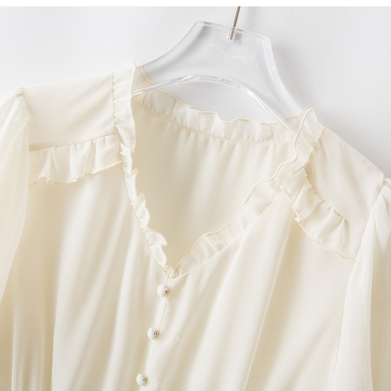  伊自尚服饰蕾丝衫/雪纺衫