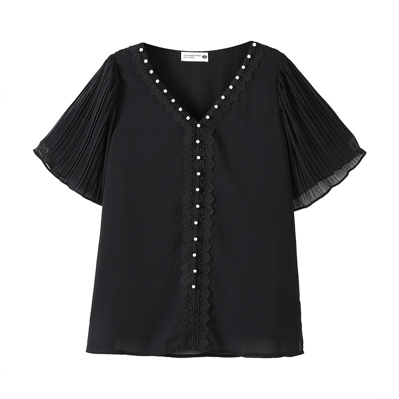  伊自尚服饰蕾丝衫/雪纺衫