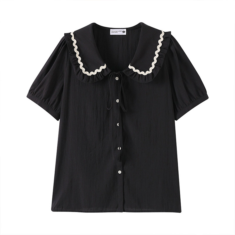  伊自尚服饰蕾丝衫/雪纺衫