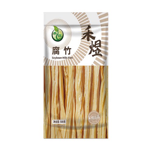 禾煜腐竹500g黄豆制品火锅凉拌豆皮腐皮干豆腐皮 - 图0