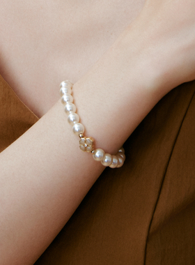 原创设计翡拉拉仿珍珠植物花卉女