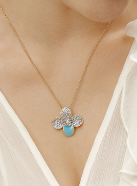 Fellala/翡拉拉「绽放2.0」气质优雅简约项链精致颈链