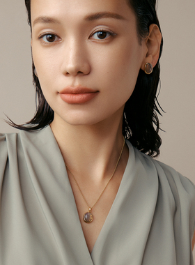 Fellala/翡拉拉「满月」系列原创设计小众高级感项链吊坠