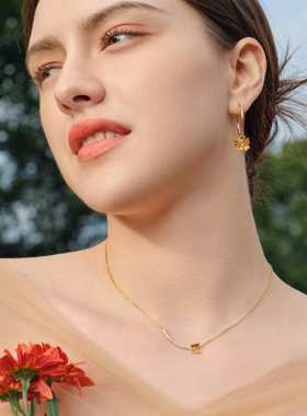 「新品」Fellala/翡拉拉「蝴蝶」轻奢高级项链首饰官方女时尚配饰