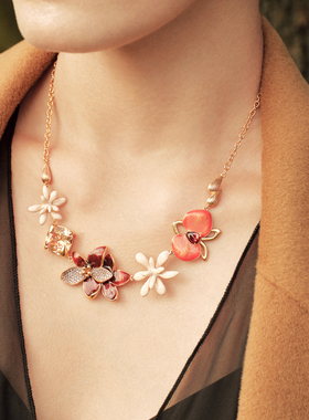 Fellala/翡拉拉「灵兰」系列项链个性轻奢女配饰设计感