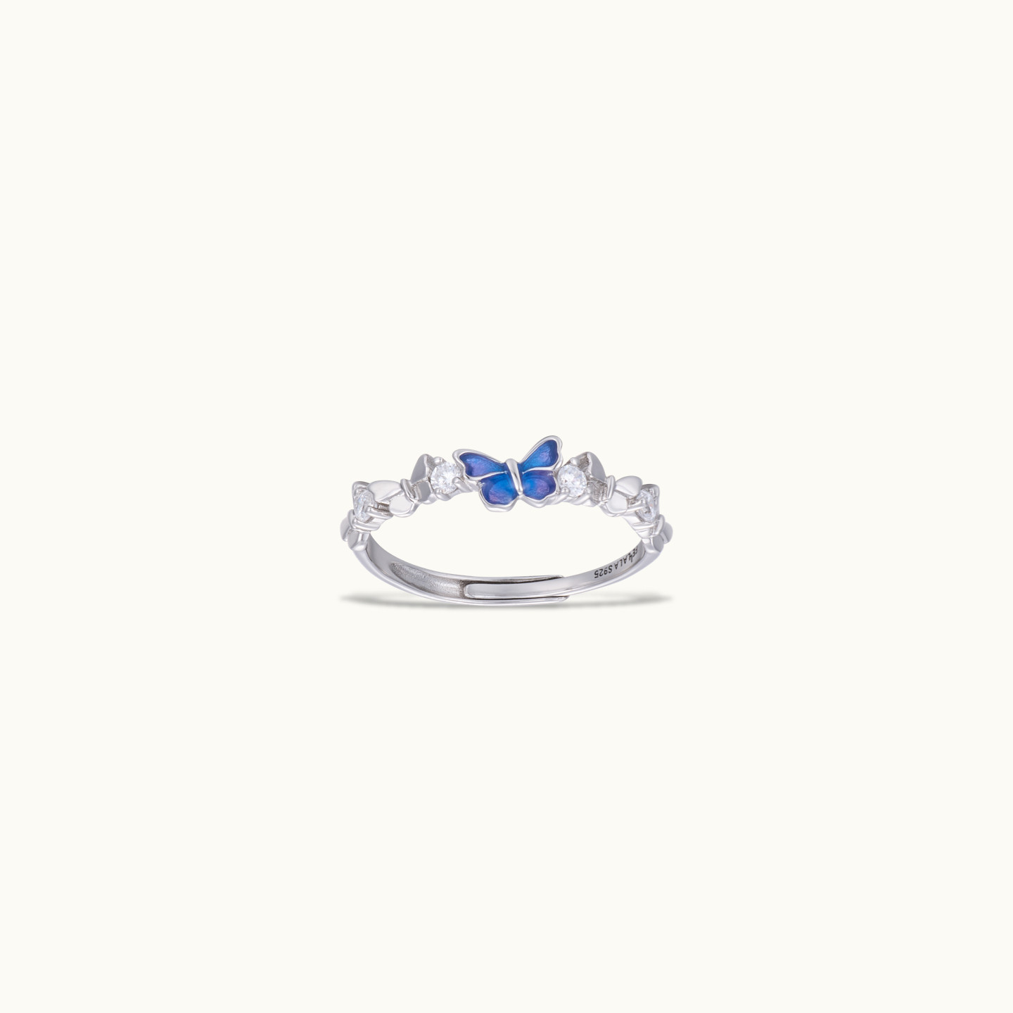 Ferrara Butterfly Ring Original Design Light Luxury Jewelry Official Accessory for Women