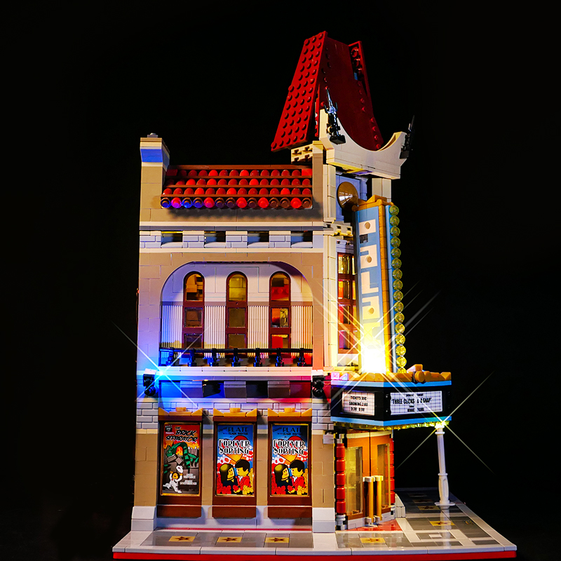 Lepin Lighting灯饰适用乐高10232电影院大剧院街景灯饰LED灯具-图2