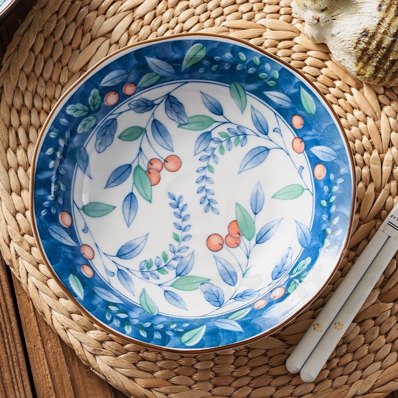 日本进口陶瓷米饭碗红樱桃碗盘碟套装组日式吃饭碗面碗调料碗菜盘,淘宝优惠券,粉丝福利购,淘宝优惠卷