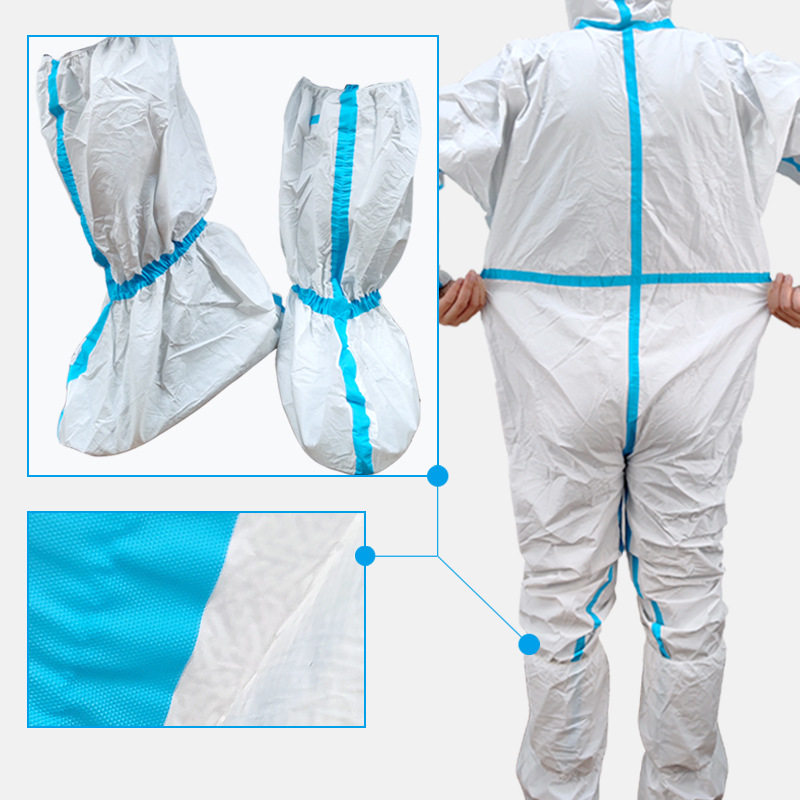 隔离靴套一次性无纺布透气膜加长防护靴套加厚防水贴条鞋套,淘宝优惠券,粉丝福利购,淘宝优惠卷