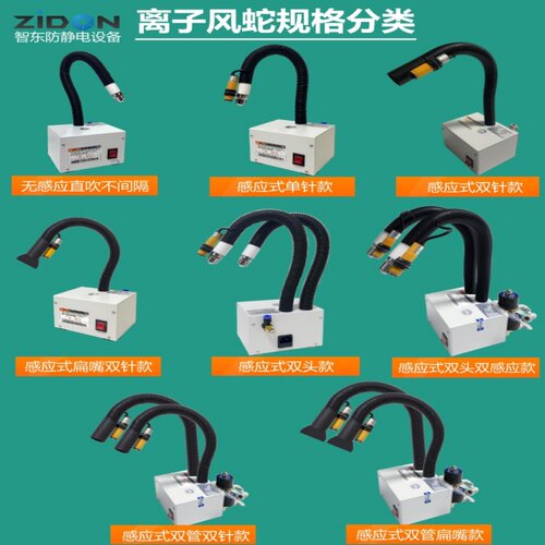 自动离子风蛇 SL-080除静电除尘枪风枪防静电感应连体式离子风蛇 - 图0