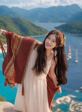 民族风时尚耳环女波西米亚复古水滴气质耳坠