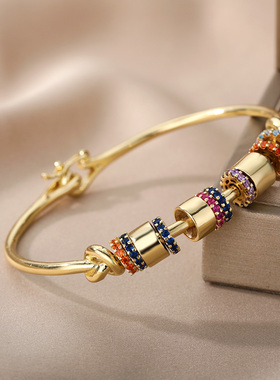 Handmade Bead Bracelets For Women Zircon Crystal Fidget