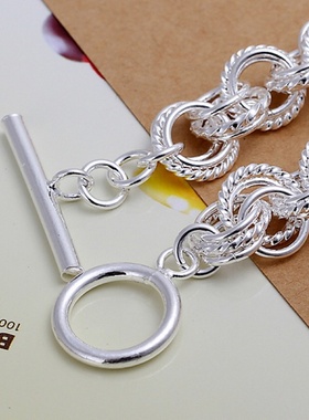 High quality 925  Silver color Jewelry pretty nice fashion