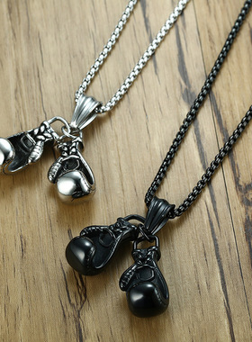 New Luxury Mini Boxing Glove Present& Necklace For Men