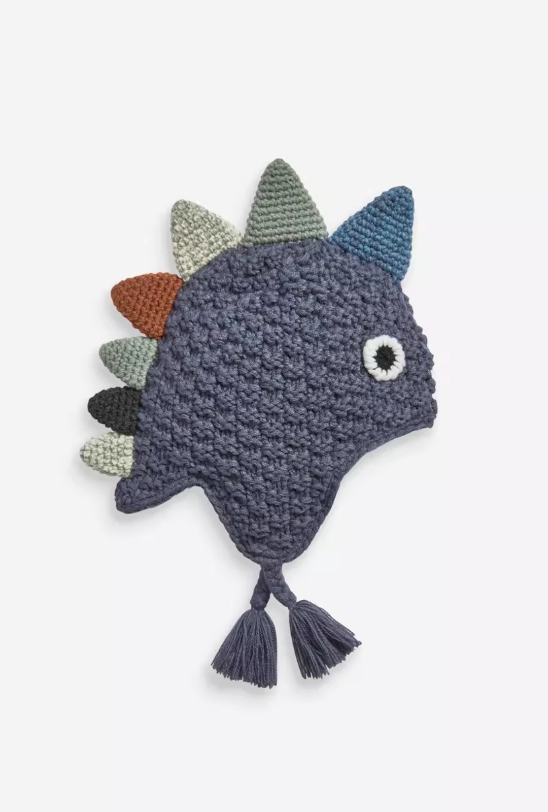 【现货】英国NEXT正品蓝色恐龙帽冬天加厚针织帽保暖护耳儿童帽子,淘宝优惠券,粉丝福利购,淘宝优惠卷