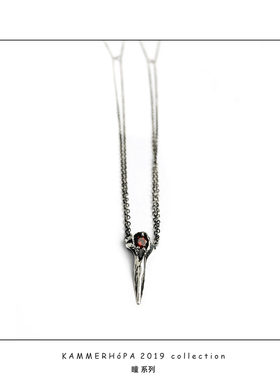 KAMMERHOPA石榴石唯美锁骨链新品