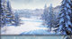Ue4 unreal UE5 winter snow scene lake ice surface snow mountain woods falling snow environment snow footprints material