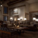 UE5 Unreal Realistic Villa Interior Living Room Interior View Residential Furniture Model Material Interior Scene