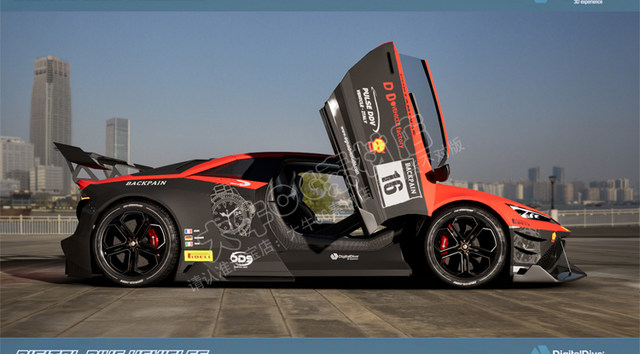 UE5 unreal realistic supercar material controllable racing car Drivable Cars Supercar