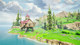 UE4 Unreal UE5 Beautifully Stylized Cartoon Snow Snow Scene Snowy Island Fantasy Scene