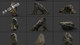 3dmax stone model stone mountain rock boulder material maya/c4d/u3d/ue4/zb/blender