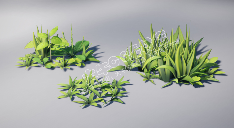 UE4虚幻5卡通风格化小花唯美花草植物模型 Stylized Grass Pack-图2