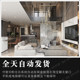Loft duplex apartment decoration design effect picture small single apartment modern cream style model room