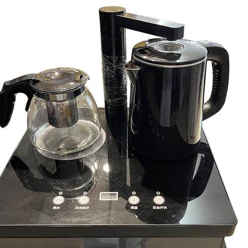 茶吧机水壶配件茶炉烧水壶饮水机加热通用精智不锈钢小五环水壶 - 图2