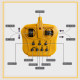 Alloy extra large remote control forklift toy engineering vehicle bulldozer loader boy children gift electric large