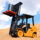 Boy's remote control car simulation toy crane for children
