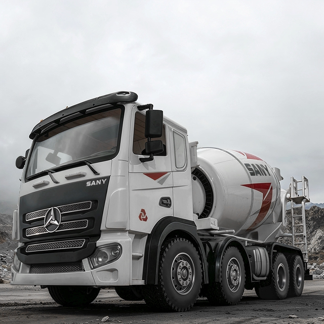 SY537 Sany Heavy Industry eight-wheel remote control mixer truck