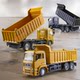 Alloy large children's remote control dump truck
