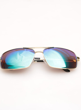 水银明星款复古风炫彩偏光眼镜