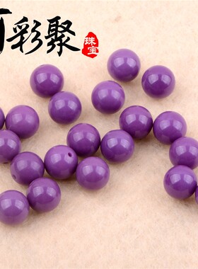 diy天然散珠耳坠戒指项链云母石