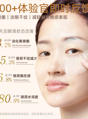 淘芙妮咖啡因眼膜60片 抗皱紧致淡化眼纹 咖啡因+烟酰胺 滋养眼周