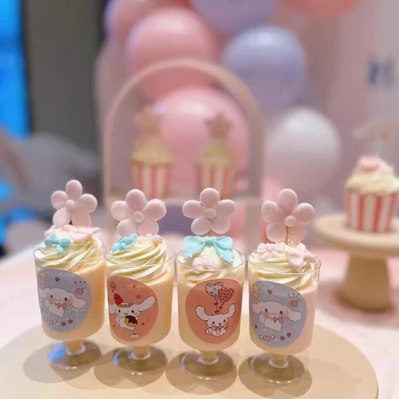 玉桂狗甜品台装饰生日派对主题插件插牌蛋糕摆件推推乐筒贴纸女孩,淘宝优惠券,粉丝福利购,淘宝优惠卷