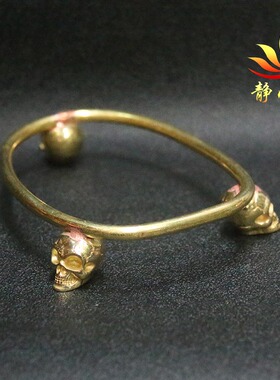 纯铜托架藏式居家铜摆件