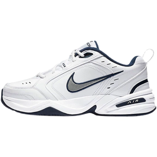 Nike Nike Air Monarch Черно-белый, синий ретро и сильная подошва, повышенная туфли для отца кроссовки 415445-102