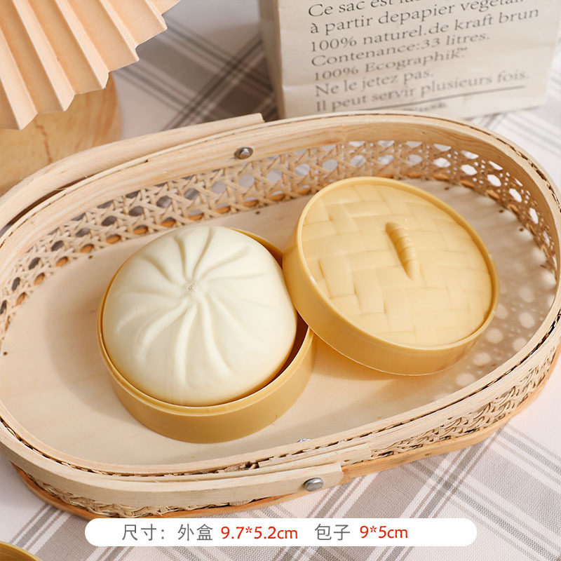 Decompression artifact big steamed buns pinch music simulation steamed buns barbecued pork steamed buns slow rebound decompression toys student gifts