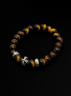 Vintage古着 Tiger Eye Cross手串